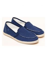 Kitz-pichler Espadryle "Camping Linen" w kolorze granatowym rozmiar: 43. Niebieskie espadryle kitz-pichler, bez wzorów, z materiału, z okrągłym noskiem, bez obcasa. Za 173.99 zł.