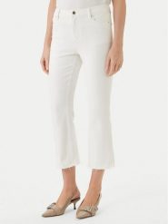 Morgan Jeansy 261-PAKELO1 Biały Slim Fit. Białe jeansy Morgan, bez wzorów, z bawełny. Za 279.99 zł.