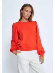 Peppercorn Bluza w kolorze czerwonym rozmiar: M. Czerwone bluzy Peppercorn, m, bez wzorów, z bawełny, bez ramiączek, bez kaptura. Za 144.95 zł.