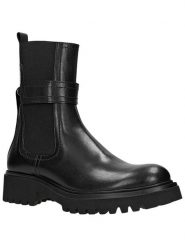 Wojas Skórzane sztyblety w kolorze czarnym rozmiar: 37. Czarne buty sportowe lifestyle Wojas, bez wzorów, sportowe, bez zapięcia. Za 424.45 zł.