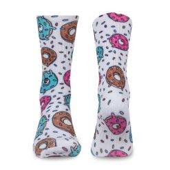 Skarpety sportowe Elitex Training Donut. Białe skarpetki ELITEX TRAINING, bez wzorów, z elastanu. Za 50.99 zł.