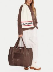 Hunter Torebka CWBEO-HTR-K-014-06 Brązowy. Brązowe shopper bag Hunter, bez wzorów, z syntetyku, bez dodatków. Za 219.99 zł.