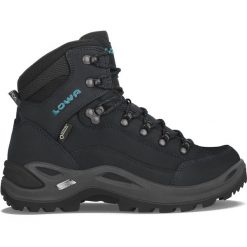 Buty trekkingowe damskie Lowa Renegade Gtx Mid. Niebieskie buty trekkingowe Lowa, z materiału, za kostkę, bez zapięcia. Za 841.10 zł.