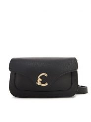 Coccinelle Torebka Coccinelle C-ME E1 SSL 12 03 01 Czarny. Czarne listonoszki Coccinelle, bez wzorów, ze skóry, bez dodatków. Za 1,499.00 zł.