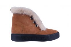 Śniegowce Bayla 161 017 2032 105 Tan Suede 161162, Brąz, Skóra naturalna - 41. Brązowe śniegowce Bayla, bez wzorów, z materiału, bez zapięcia. W wyprzedaży za 179.10 zł.