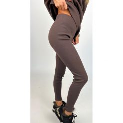 Legginsy Choco. Legginsy ClothStore, bez wzorów, z bawełny. Za 99.00 zł.