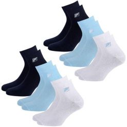 Fila Quarter Skarpety 6-pack Unisex Błękitne 35-38. Białe skarpetki Fila, bez wzorów. Za 163.99 zł.