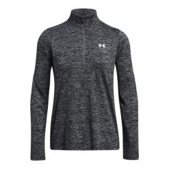 Bluza Under armour model 1384225-001 dla kobiet. Szare bluzy Under Armour, xl, bez wzorów, z materiału, bez ramiączek, bez kaptura. Za 226.77 zł.