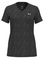 Under Armour Koszulka sportowa "Tech" w kolorze antracytowym rozmiar: L. Czarne t-shirty sportowe Under Armour, l, bez wzorów, z materiału, bez ramiączek, outdoorowe. Za 88.64 zł.