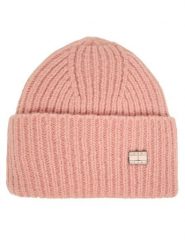 Tommy Hilfiger Czapka Elevated Heritage AW0AW17905 Różowy. Czerwone czapki zimowe Tommy Hilfiger, bez wzorów, z materiału. Za 199.99 zł.