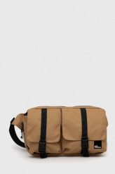 Jack Wolfskin saszetka kolor zielony. Zielone nerki i saszetki Jack Wolfskin, bez wzorów, z materiału, bez dodatków. Za 289.99 zł.