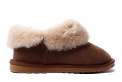 EMU AUSTRALIA Platinum Mintaro WP11850 Chestnut/Chataigne, botki damskie. Brązowe botki Emu Australia, bez wzorów, ze skóry, bez obcasa, bez zapięcia. Za 423.92 zł.