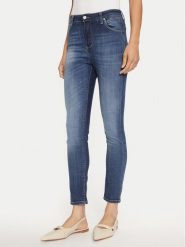 Please Jeansy P0SAYR7W6F Granatowy Skinny Fit. Niebieskie jeansy Please, xs, bez wzorów, z bawełny. Za 219.99 zł.