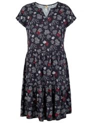 Roadsign Sukienka w kolorze granatowym rozmiar: M. Niebieskie sukienki Roadsign, m, bez wzorów, z wiskozy, bez kołnierzyka, bez ramiączek, midi. Za 83.62 zł.