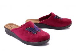 INBLU CF-44 016 bordowy, kapcie damskie. Czerwone kapcie Inblu, bez wzorów. Za 79.99 zł.