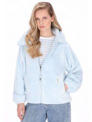 Schmuddelwedda Kurtka polarowa w kolorze błękitnym rozmiar: XS. Niebieskie kurtki Schmuddelwedda, xs, bez wzorów, z polaru, bez kaptura. Za 173.99 zł.