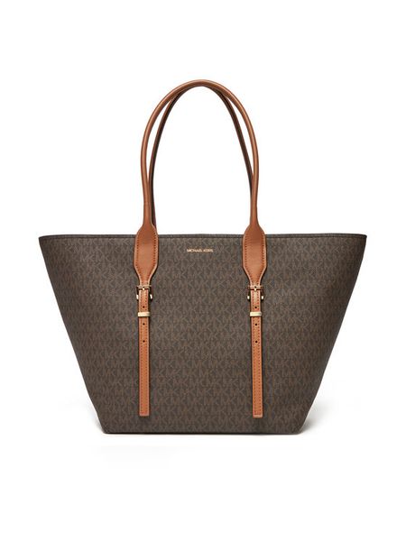 MICHAEL Michael Kors Torebka Moore 30R5G9OT7B Brązowy. Brązowe shopper bag MICHAEL Michael Kors, bez wzorów, ze skóry, bez dodatków. Za 829.99 zł.