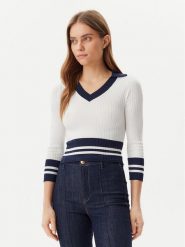 Guess Sweter W5GR46 Z3L10 Écru Regular Fit. Swetry Guess, l, z aplikacjami, z wiskozy, bez ramiączek. Za 179.99 zł.