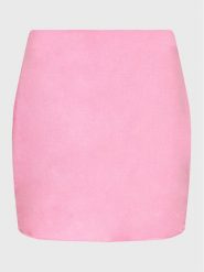 Gina Tricot Spódnica mini 19942 Różowy Regular Fit. Czerwone spódnice Gina Tricot, l, bez wzorów, z bawełny, mini. Za 99.99 zł.