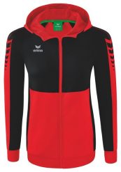 Damska bluza dresowa z kapturem Erima Six Wings. Czarne bluzy z kapturem Erima, bez wzorów, z bawełny, z kapturem, do piłki ręcznej. Za 220.00 zł.
