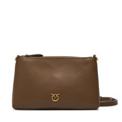 Torebka PINKO. Brązowe listonoszki Pinko, bez wzorów, bez dodatków. Za 629.99 zł.
