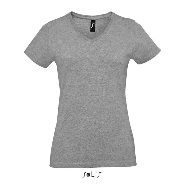 Koszulka damska Sol's Imperial V. Szare t-shirty sportowe SOL'S, l, bez wzorów, bez ramiączek. Za 104.50 zł.