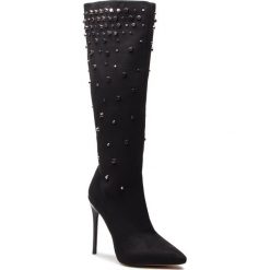 Kozaki KAZAR - Inga 34037-TS-00 Black. Czarne kozaki Kazar, z materiału. Za 749.00 zł.