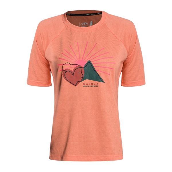Koszulka wspinaczkowa damska Maloja DambelM. Brązowe t-shirty sportowe Maloja, xs, bez wzorów, bez ramiączek. Za 149.99 zł.