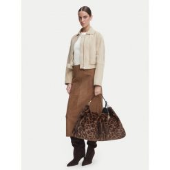 Torebka Liu Jo. Brązowe shopper bag Liu Jo, bez wzorów, bez dodatków. Za 499.99 zł.