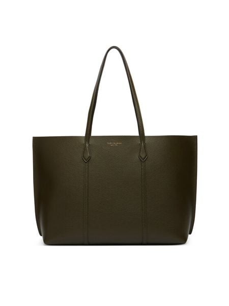 Tory Burch Torebka 177236 Zielony. Zielone shopper bag Tory Burch, bez wzorów, ze skóry, bez dodatków. Za 2,164.00 zł.