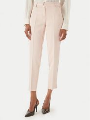 Maryley Spodnie materiałowe 26EB52Z/43PY Różowy jasny Regular Fit. Czerwone spodnie materiałowe Maryley, bez wzorów, z materiału. Za 229.99 zł.