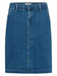 Cream Spódnica dżinsowa w kolorze niebieskim rozmiar: 40. Niebieskie spódnice Cream, na co dzień, bez wzorów, midi, proste. Za 130.99 zł.