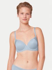 Triumph Biustonosz z fiszbiną Body Make-up Soft Touch 10194318 Błękitny. Niebieskie biustonosze Triumph, bez wzorów, z syntetyku. Za 99.00 zł.
