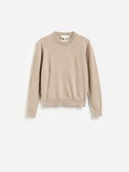 Kaszmirowy sweter - beżowy. Brązowe swetry Reserved, l, bez wzorów, z kaszmiru, bez ramiączek. Za 499.99 zł.