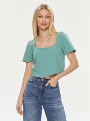 Levi's® Bluzka Pascale A7332-0005 Zielony Regular Fit. Zielone bluzki l, bez wzorów, z bawełny, bez kołnierzyka, bez ramiączek. Za 179.99 zł.