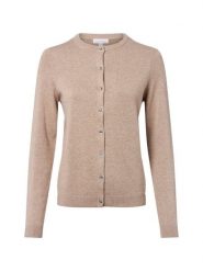 Brookshire Kardigan damski Kobiety Bawełna brązowy jednolity, S. Brązowe swetry brookshire, s, bez wzorów, z bawełny, klasyczne, bez ramiączek. Za 249.95 zł.