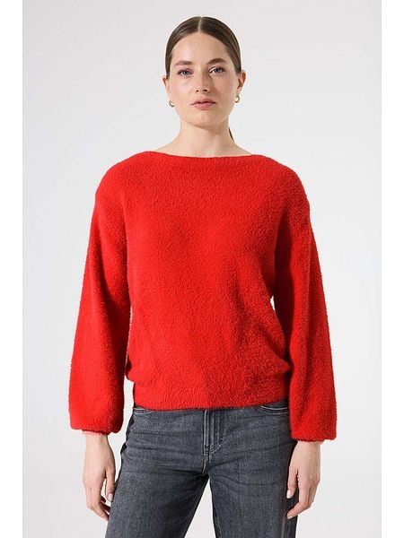 Garcia Sweter w kolorze czerwonym rozmiar: S. Czerwone swetry Garcia, s, bez wzorów, bez ramiączek. Za 122.67 zł.