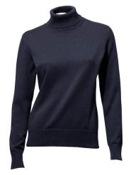 Heine Golf w kolorze granatowym rozmiar: 42. Niebieskie swetry Heine, bez wzorów, z bawełny, bez ramiączek. Za 61.46 zł.