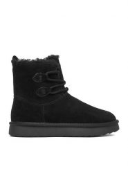 Lasocki Śniegowce CEO-HDR241212-2 Czarny. Czarne śniegowce Lasocki, bez wzorów, ze skóry, bez zapięcia. Za 249.99 zł.