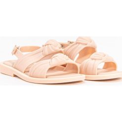Sandały damskie Melissa Velvet Sandal AD. (33241-50485). Czerwone sandały Melissa, bez wzorów, z materiału, bez obcasa, bez zapięcia. Za 152.99 zł.