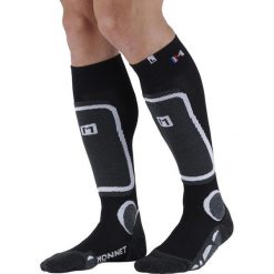 Skarpetki Monnet Backside+. Szare skarpetki MONNET, bez wzorów, z materiału. Za 122.50 zł.