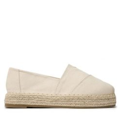 Espadryle Jenny Fairy. Brązowe espadryle Jenny Fairy, bez wzorów, bez obcasa. Za 99.99 zł.