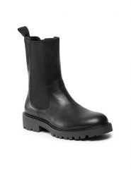 Vagabond Sztyblety Kenova 5241-201-20 Czarny. Czarne botki Vagabond Shoemakers, bez wzorów, ze skóry, bez obcasa, na płaskiej podeszwie, bez zapięcia. Za 469.99 zł.