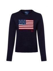 Polo Ralph Lauren Sweter z dzianiny Kobiety Bawełna niebieski, XS. Niebieskie swetry Polo Ralph Lauren, xs, bez wzorów, z bawełny, bez ramiączek. Za 1,799.95 zł.