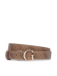 Guess Pasek BW9456 P6325 Brązowy. Brązowe paski Guess, z aplikacjami, ze skóry. Za 174.99 zł.