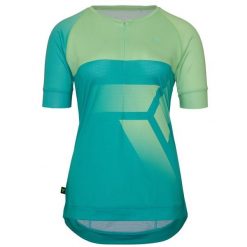 Koszulka rowerowa (z krótkim rękawem) damska SILVINI Women Jersey STABINA. Zielone t-shirty sportowe Silvini, bez wzorów, z jersey, bez ramiączek. Za 249.99 zł.