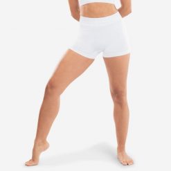 Second Life - Spodenki bokserki sportowe damskie - Stan Dobry. Białe bokserki damskie STAREVER, bez wzorów, z elastanu. Za 36.99 zł.