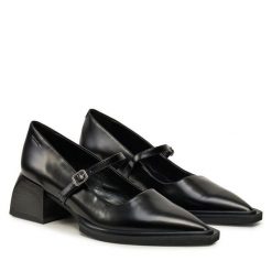 Czółenka Vagabond Shoemakers. Czarne czółenka Vagabond Shoemakers, bez wzorów, bez obcasa, bez zapięcia. Za 669.99 zł.