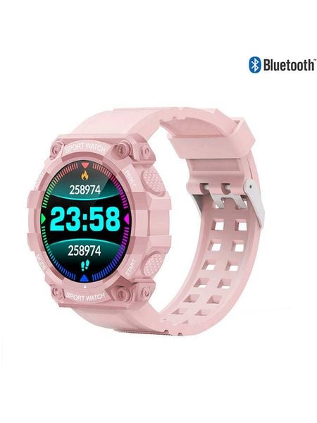 SmartCase Smartwatch w kolorze jasnoróżowym rozmiar: onesize. Różowe, cyfrowe zegarki SmartCase, ze stali. Za 158.47 zł.