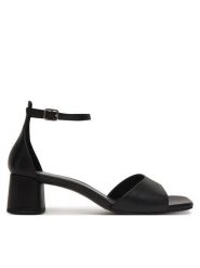 Vagabond Shoemakers Sandały Piper 5921-001-20 Czarny. Czarne sandały Vagabond Shoemakers, bez wzorów, ze skóry, bez obcasa, na słupku, bez zapięcia. Za 539.99 zł.